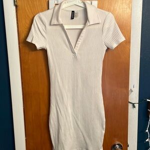 small white mini dress